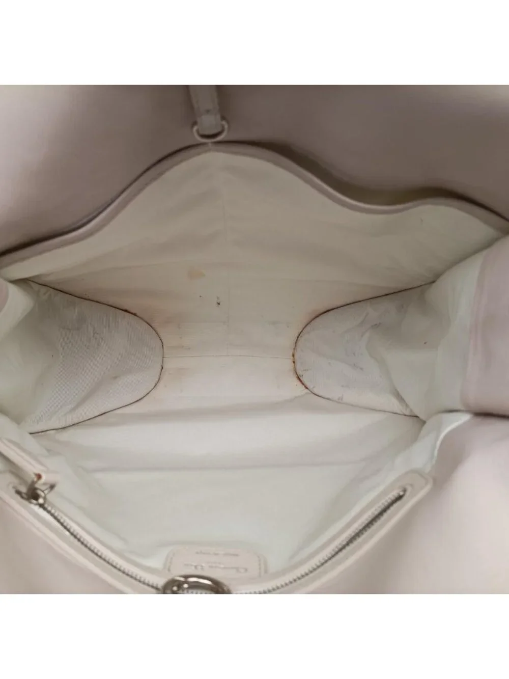 Dior 61 Hobo White Leather 17 BO